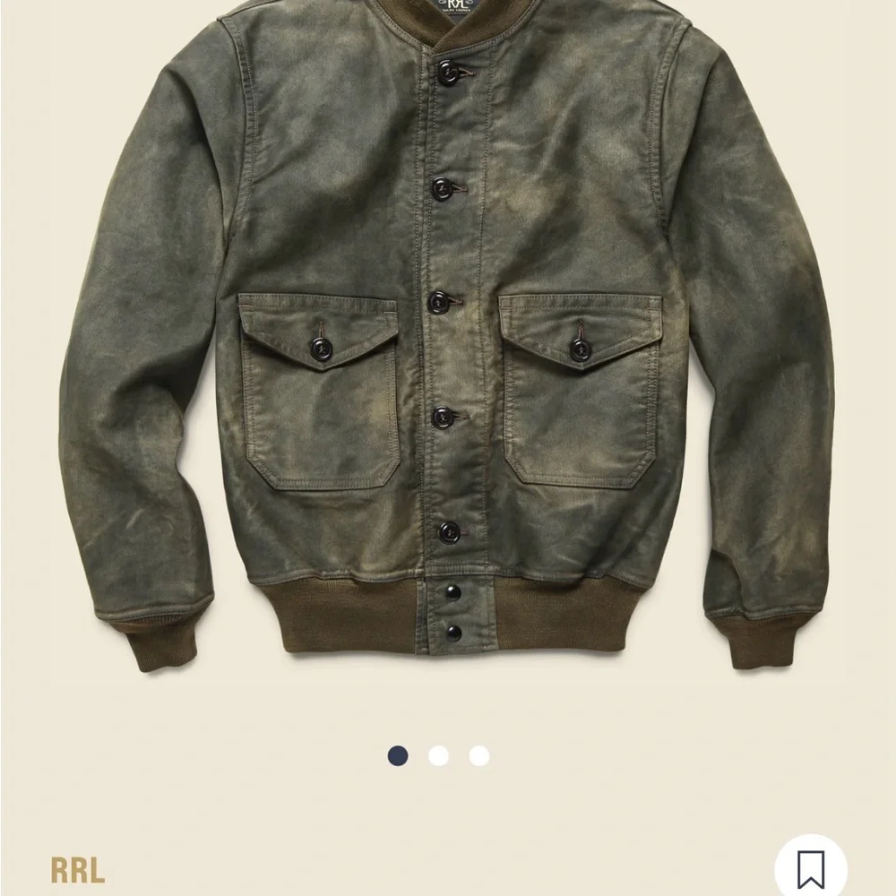 Men’s XXL Double RL Ralph Lauren Healy Jungle Cloth Jacket - Picture 6 of 11